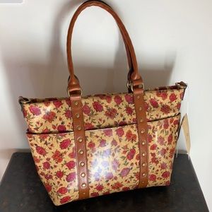 Patricia Nash“Talloria”tote,NWT,Italian leather